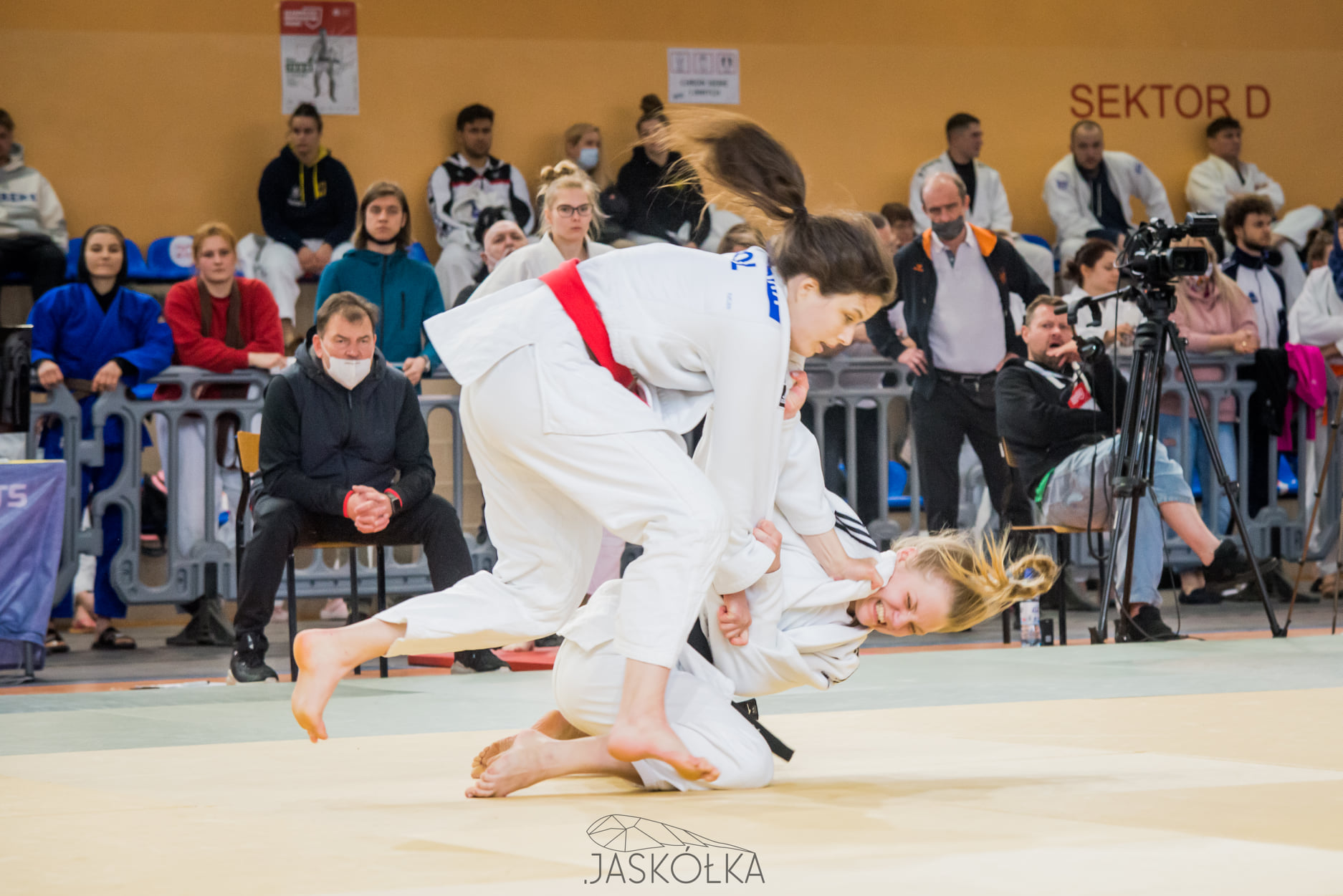 Zawodniczki sekcji podczas turnieju judo